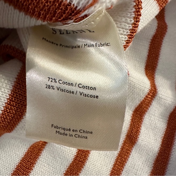 Sezane Corentine Stripe Scallop Sweater - Picture 8 of 11